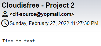 Email Received