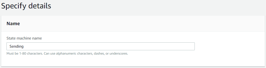 State Machine Name