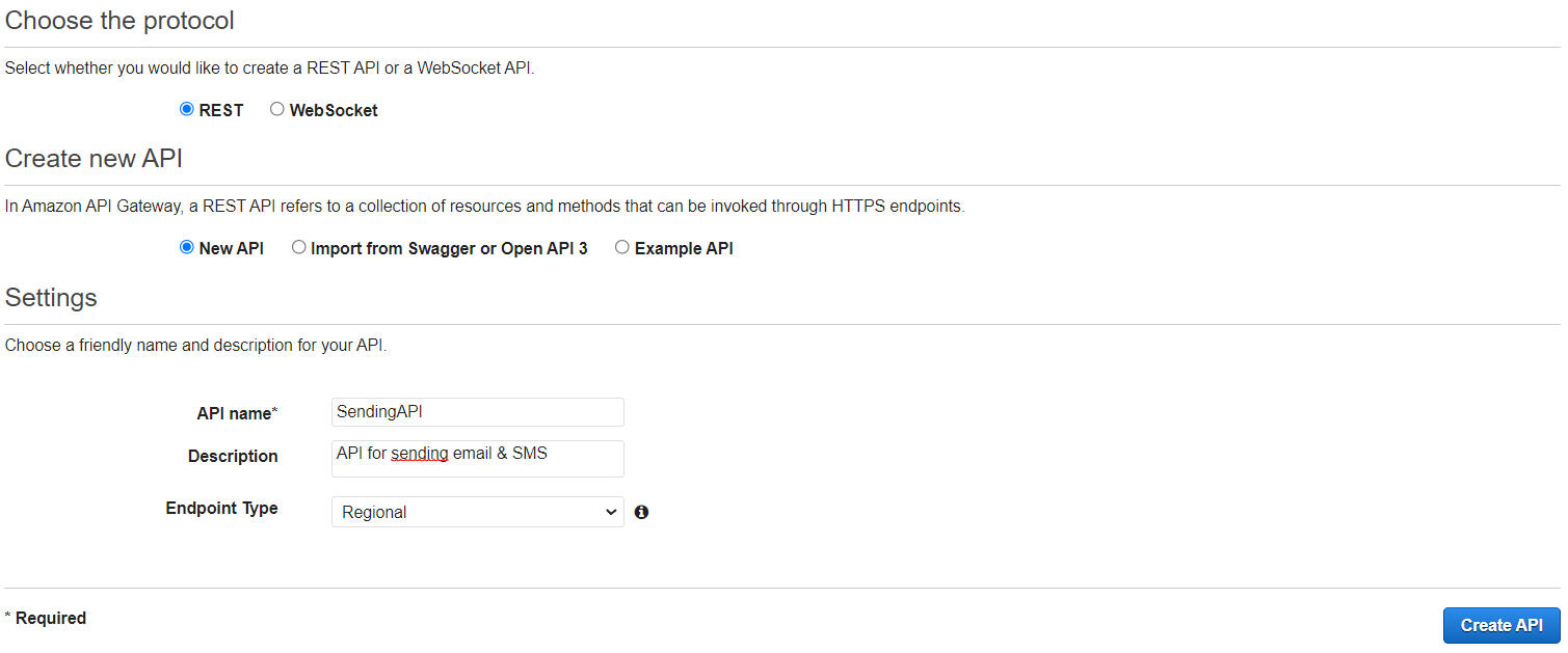 REST API Creation