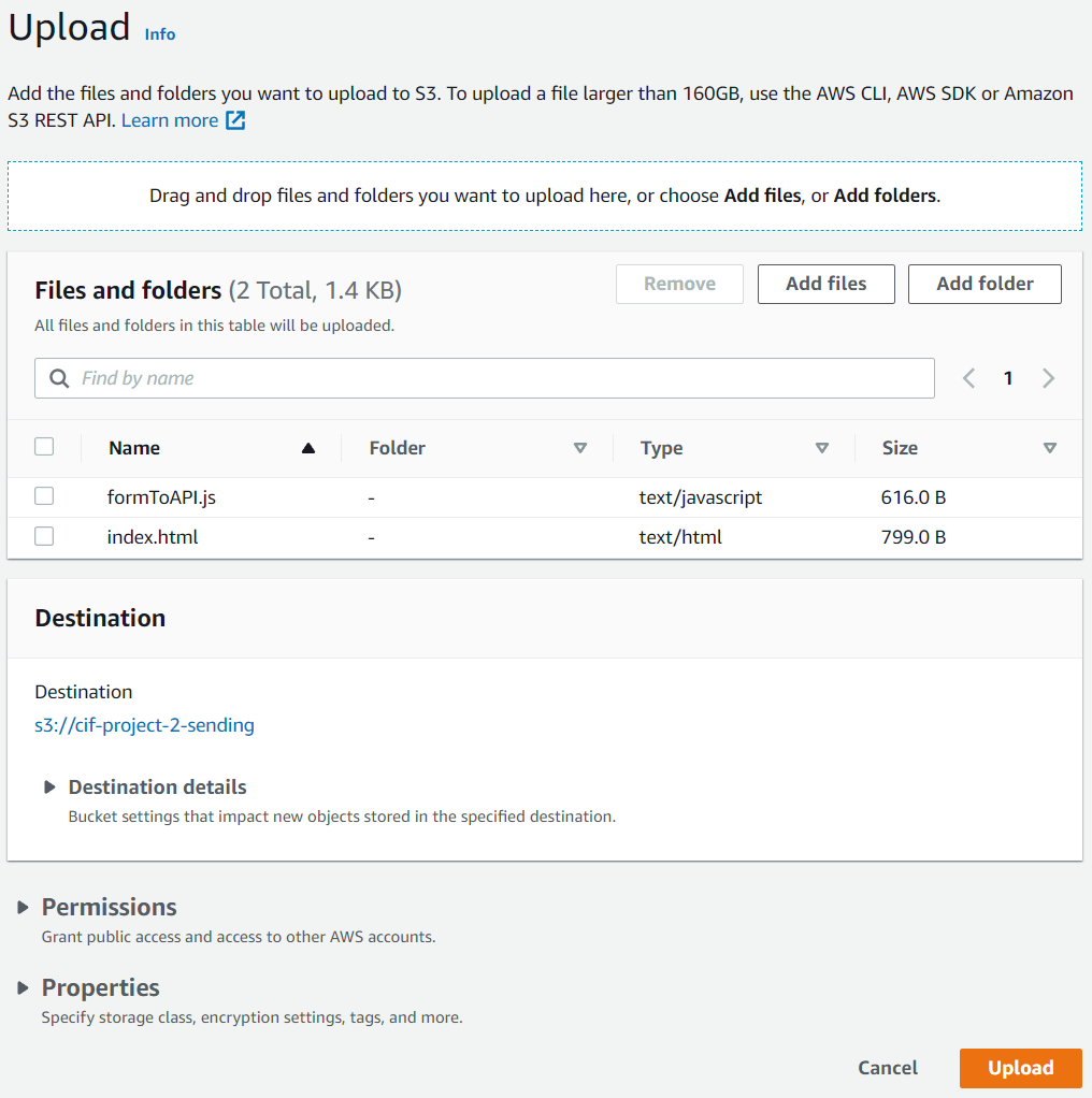 Upload Files